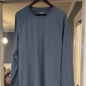 Rhone Men's Slate Long Sleeve Reign Tee